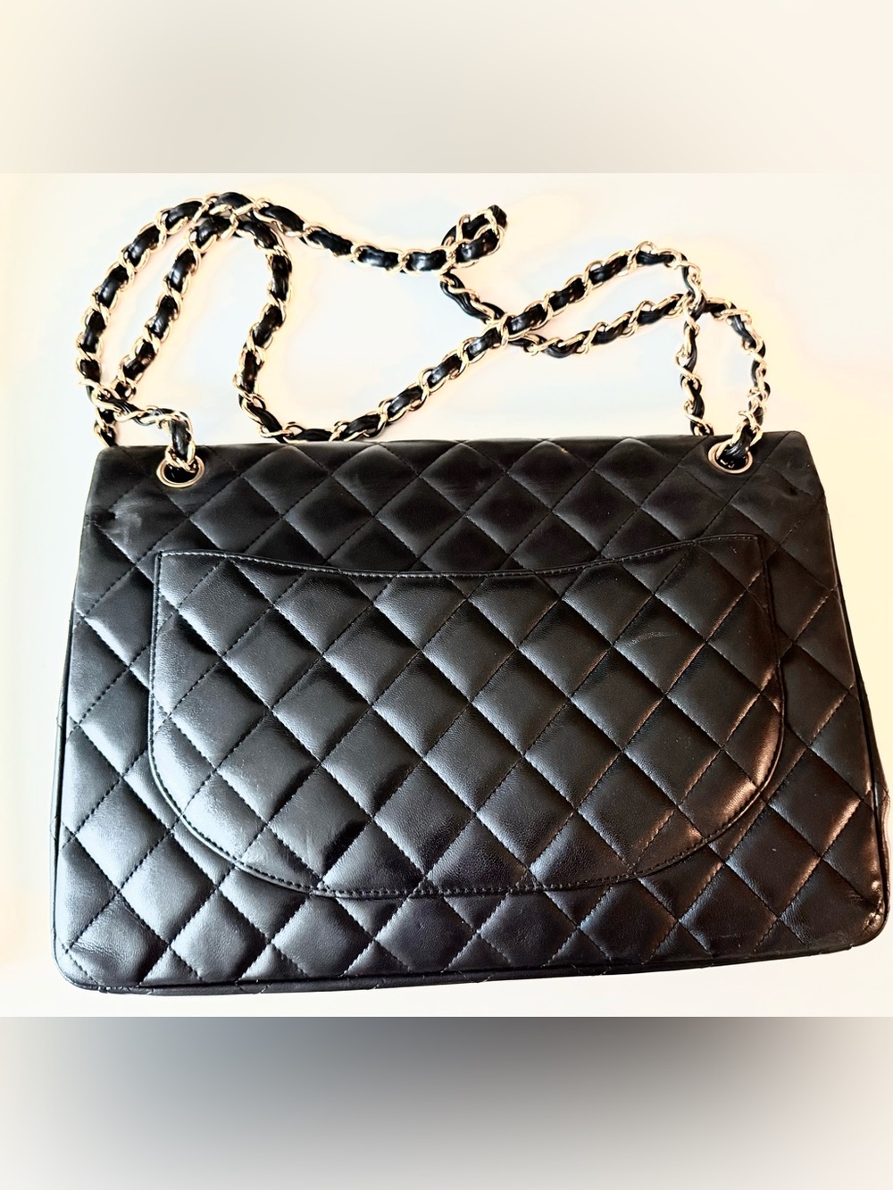 CHANEL MAXI double flap with gold hardware - Picture 3 of 15